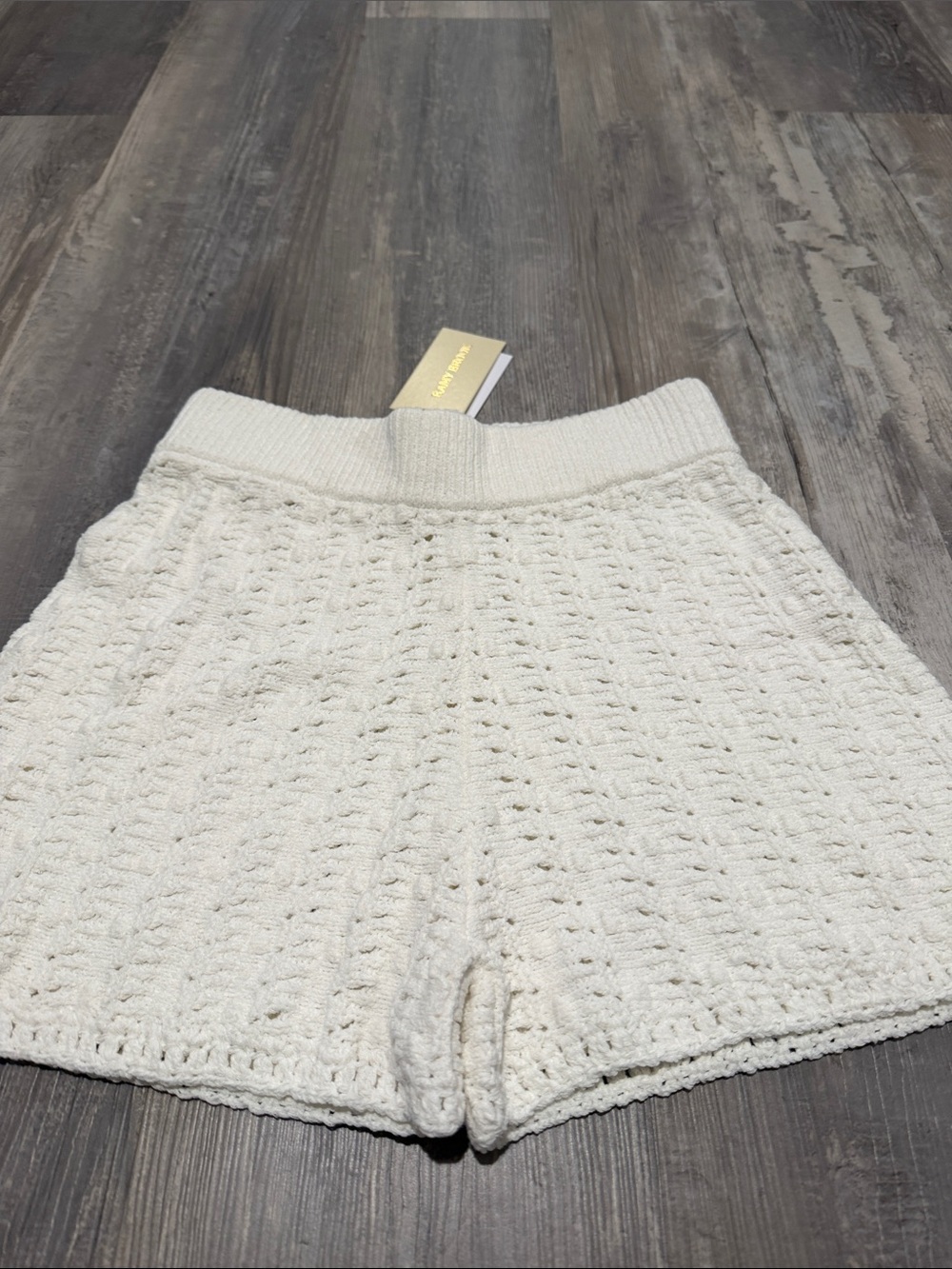 Ramy Brook Ivory Penny Bauble Knit Mini Short - Picture 8 of 13